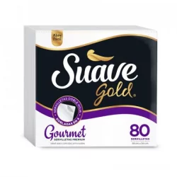 Servilleta Suave Gold 60211B01 Gourmet 80X12 Cm 80 Un