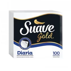 Servilleta Suave Gold 60211C04 Diaria 25X25 Cm 100 Un
