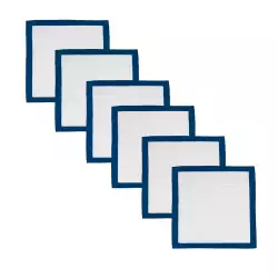 Servilletas Expressions Flora 45X45Cm Blanco Algodon Se-Sld003