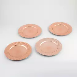 Set 4 Portaplatos Navideños Plásticos 33cm de Diámetro Surtidos GS03A02624