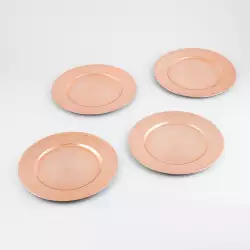 Set 4 Portaplatos Navideños Plásticos 33cm de Diámetro Surtidos GS03A02625