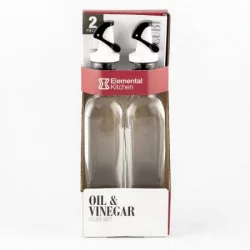 Set Aceitera/Vinagrera 270Ml En Vidrio Sinoglass