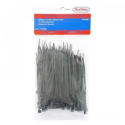 Set De 100 Correas Best Value 4" 2.5Mm F16602 -Negro