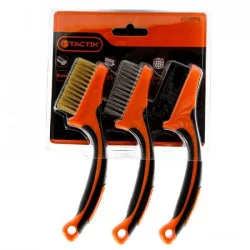 Set De 3 Mini Cepillos Tactix-Multicolor
