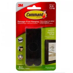 Set De 4 Sujeta Cuadros Command-Negro