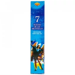 Set De 7 Inciensos Hindúes Arcángeles Aromas Surtidos