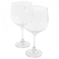 Set De Copas Ginebra X2 Cristar-Transparente