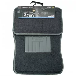 Set Tapetes Universal X 4 Para Auto Car + Accesorios -Gris