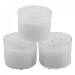 Set X 3 Velas Iluminata Mini Votive-Blanco