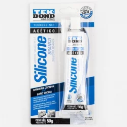 Silicona Tekbond Acética Uso General 50Gr Blanco 69957326630