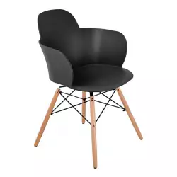 Silla Auxiliar Expressions 56X84X57Cm Negro 60% Plastico 40%