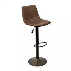 Silla Bar Expressions 42X109X48Cm Cafe 40% Cuero Sintetico 60%