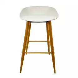 Silla Bar Expressions 51X86X43Cm Blanco 30% Polipropileno 70%