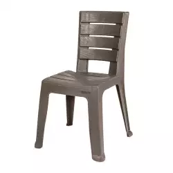 Silla baru sin brazos mocca