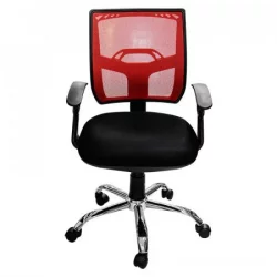 Silla Escritorio Expressions con Malla Rojha