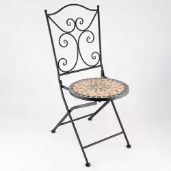 Silla Exterior 0170 Mosaico 102X22X37 N1