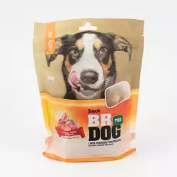 Snack Perro Br For Dog 412170 200 Gr Semiblando Pollo-Salmon