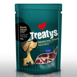Snack Perro Treatys 200 Gr Rebanada Carne 
