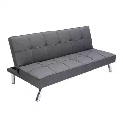 Sofacama Expressions 167X80X74Cm Gris Tela