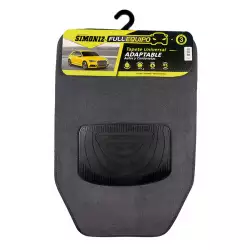 Tapete Alfombra Universal Comfort Simoniz 3 Piezas Negro