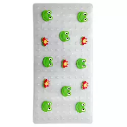 Tapete antideslizante kids frogs collection 36cmx78cm