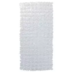 Tapete antideslizante pebbles collection transparente