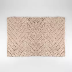 Tapete Bano Expressions Heritage 65X45Cm Taupe Algodon