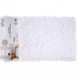 Tapete Baño Maxi Chenille 50X80 Blanco