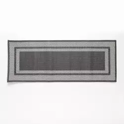 Tapete Expressions Cocina 45X120Cm Negro 100% Poliester Ge11C0000