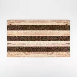 Tapete Expressions Entrada Forest 75X45Cm Natural 100% Caucho D 1