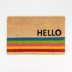 Tapete Expressions Entrada Hello Color 40x60Cm Cafe Coco