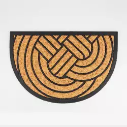 Tapete Expressions Entrada Medialuna 40X60Cm Natural Coco Fw Rb