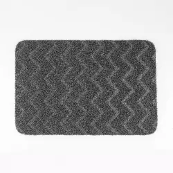 Tapete Expressions Entrada Ziggie 60X40Cm Negro