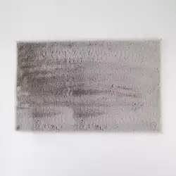 Tapete Expressions Fur 80X50Cm Gris Claro Poliester Ar1Fur003