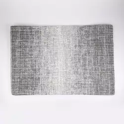 Tapete Expressions Pie De Cama Antique 90X60Cm Gris 100% Algodon