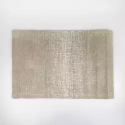 Tapete Expressions Pie De Cama Antique 90X60Cm Marfil 100% Algodon