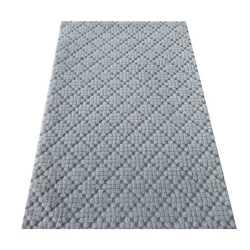 Tapete Pie De Cama Concepts Rhombus Gris 45X70Cm