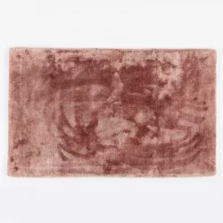 Tapete Pie De Cama Expressions 50X80Cm Viscosa Vino