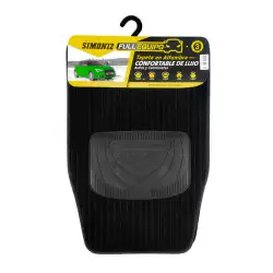 Tapete Simoniz 109887 alfombra negra small x3 piezas