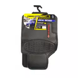 Tapete Simoniz 111369 Pvc Universal Kia Negro X3 Piezas