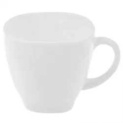Taza Expressions Semi Cuadrado Blanco 210 Ml Vidrio Opal Fkfb210