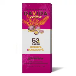 Tbleta De Cacao Al 53 Davida X 40Gr Con Uchua Y Maracuya 847