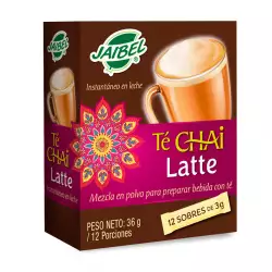 Te Chai Jaibel Latte 36 Gr 12 Ud 19521