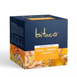 Te Herbal Bitaco X20 Gr Piña Jengibre Curcuma
