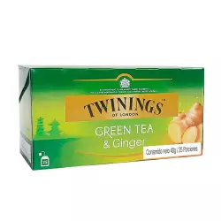 Te Twinings 9165 Verde  15X8X7Cm  40 Gr  Limon  15X8X7Cm