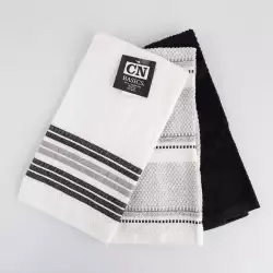 Toallas Cannon Para Cocina Setx3 41X60Cm 330Gr Algodón Surtido