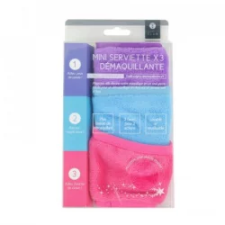 Toallas Cosmetic Club Setx3 Desmaquillantes Lavables