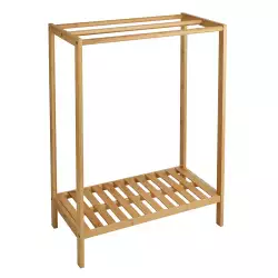 Toallero Para Baño Expressions Bambú 61x30x81cm