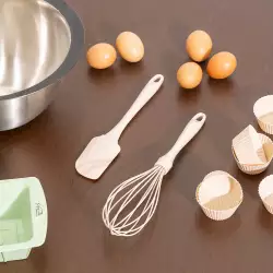 Utensilios Expressions SetX2 Silicona beige