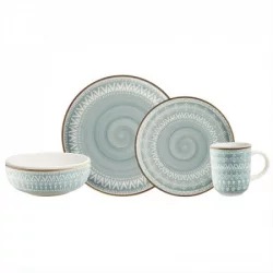 Vajilla Corona Congo 4 puestos 16 piezas